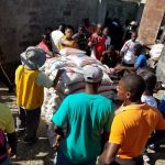Haiti Hurricane relief-oct15tonov20 Bags of rice were ready to give to victims